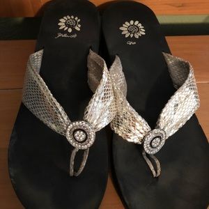 Yellow Box Flip Flops